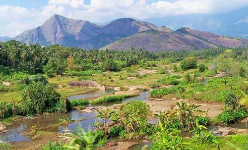 Go East: View from Palghat pass (with the Nilgiri mountains in the background), which formed a part of ancient trading routes from Kerala. Thomas is thought to have hitch-hiked overland to neighbouring Tamil Nadu. Photo: Zac O'Yeah